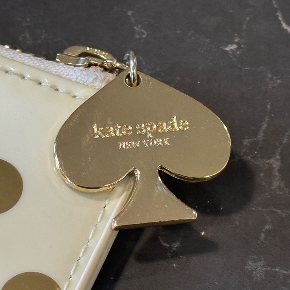 Kate Spade Gold Dot Pencil Pouch - Picture 2 of 4
